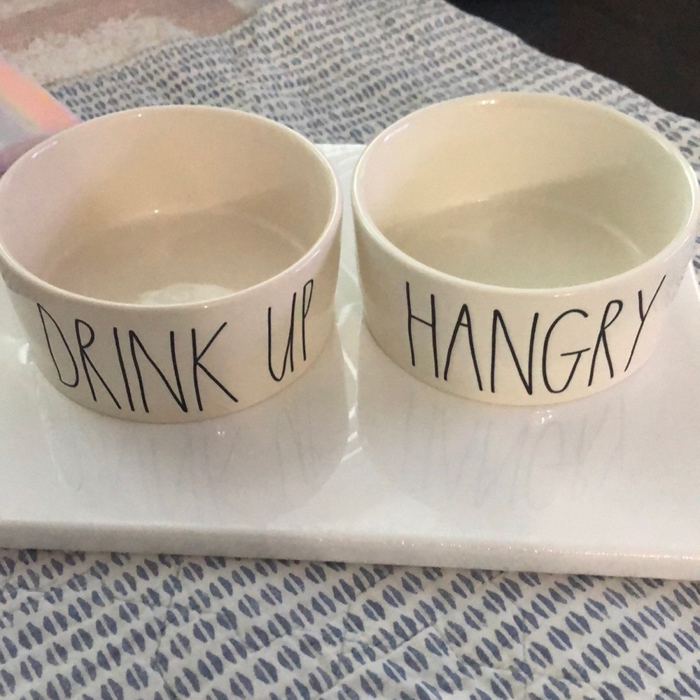 Rae Dunn pet bowls
